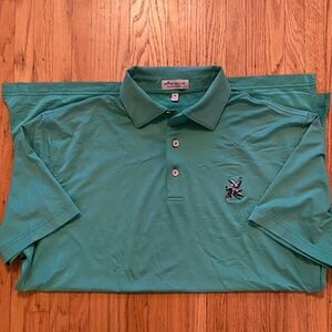 Peter Millar Green Polo Shirt